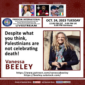 333- Vanessa Beeley  -  Despite what you think, Palestinians are not celebrating death!