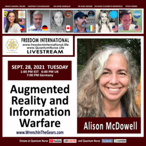 #204- Alison McDowell -”Augmented Reality and Information Warfare” @ QN Freedom International Livestream