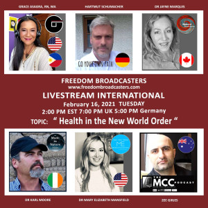 #107- ”Health in the New World Paradigm”- Quantum Nurse @ Freedom Broadcasters Livestream International