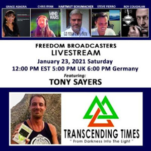 #87-”Transcending Times: From Dark to Light”- Tony Sayers, Passionate Activist, Vlogger and Public Speaker