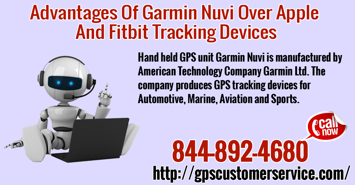 Advantages of Garmin Nuvi over Apple and Fitbit tracking devices