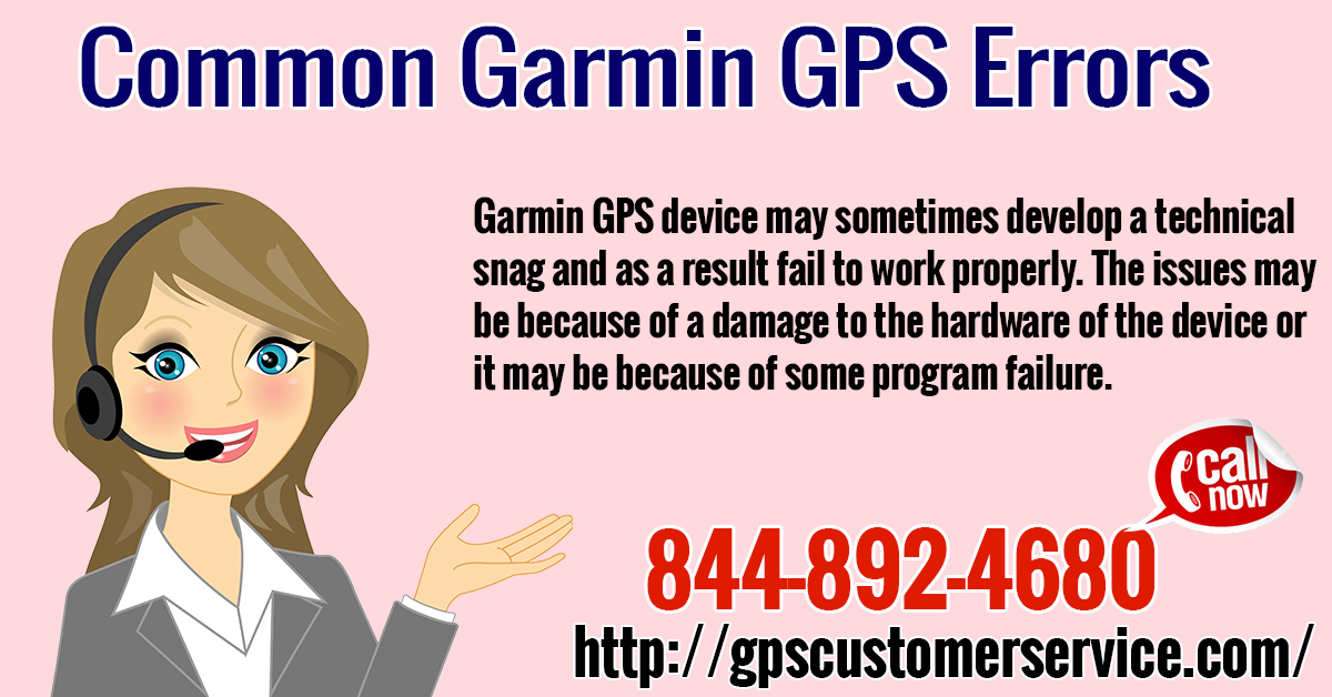 Common Garmin GPS errors