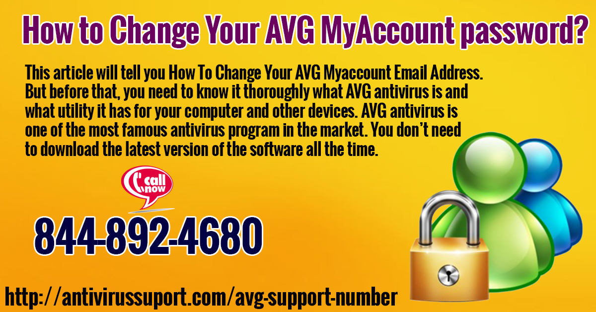 How to Change Your AVG MyAccount password?