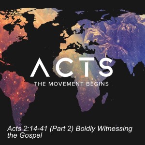 Acts 2:14-41 (Part 2) Boldly Witnessing the Gospel