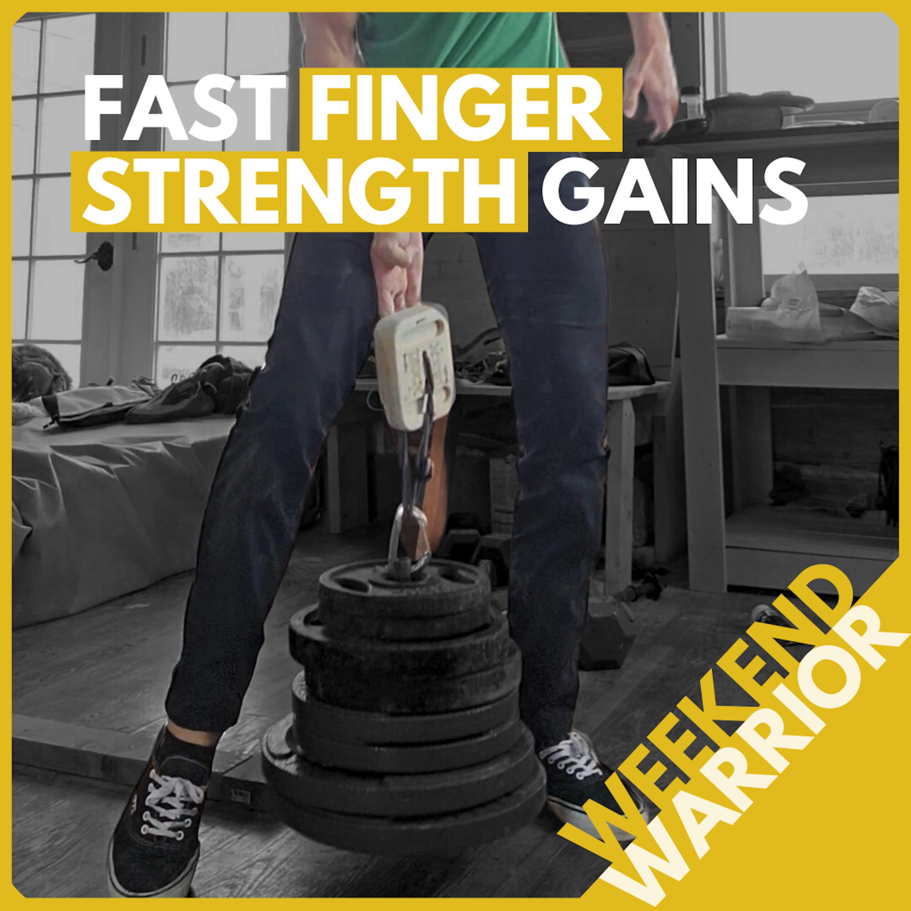 Weekend Warrior: A Protocol that Added More than 40lbs of Strength PER HAND in About a Year Weekend Warrior: A Protocol that Added More than 40lbs of Strength PER HAND in About a Year