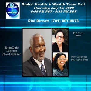 The Global Health and Wealth Team CALL Jul 17, 2020 13