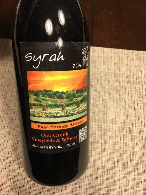 Oak Creek Syrah Review