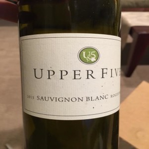 Upper five Sauvignon Blanc  rouge Valley Oregon