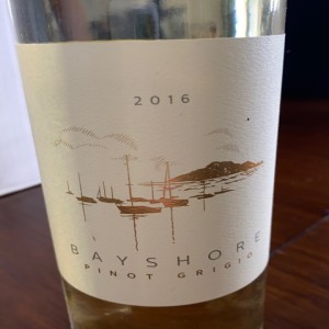 2016 Bayshore Pinot Grigio