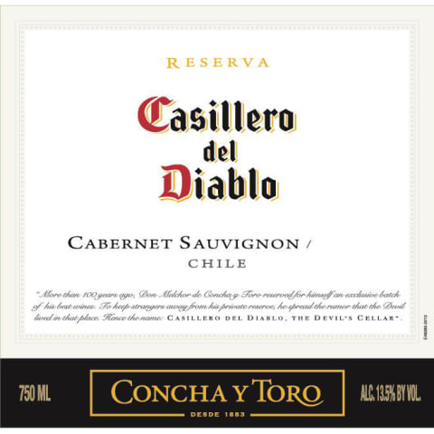 Casillero Del Diablo Cabernet Sauvignon Reserva (Chile)