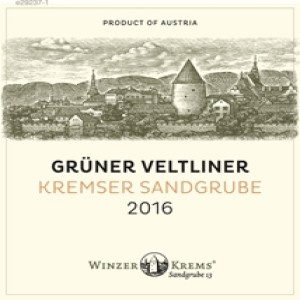 2016 Kremser Sandgrube Grüner Veltliner