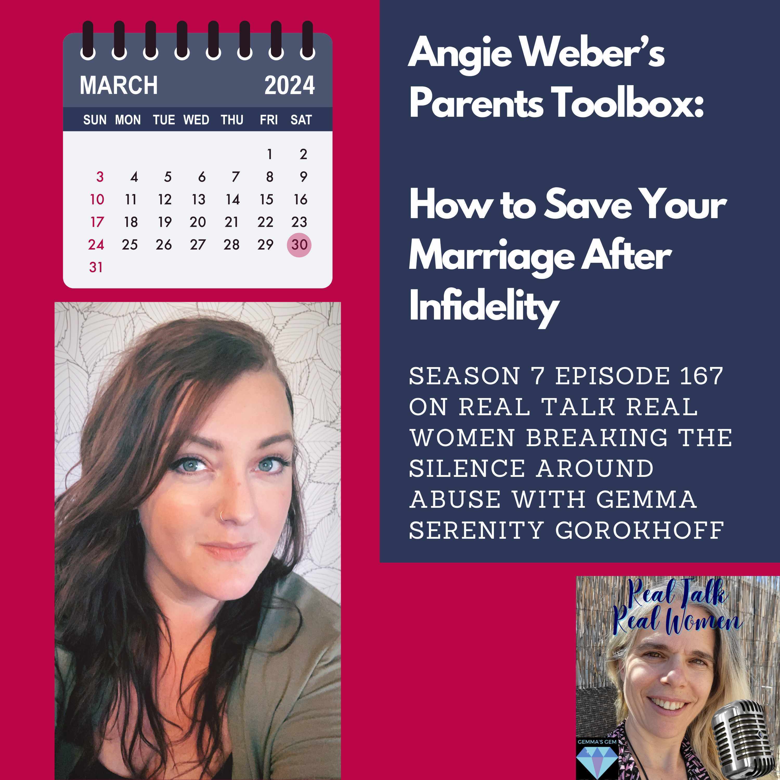 S7E167 Angie Weber's Parents Toolbox: How to Save Your Marriage After Infidelity thumbnail