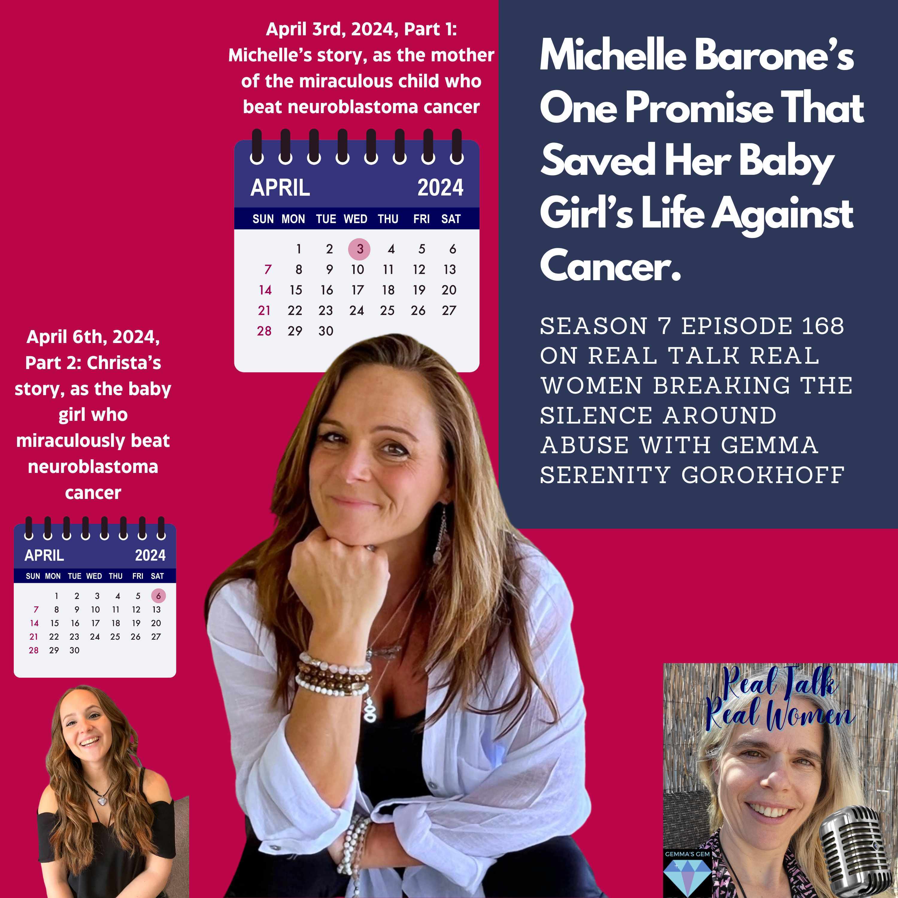 S7E168 Michelle Barone's One Promise That Saved Her Baby Girls' Life Against Cancer thumbnail