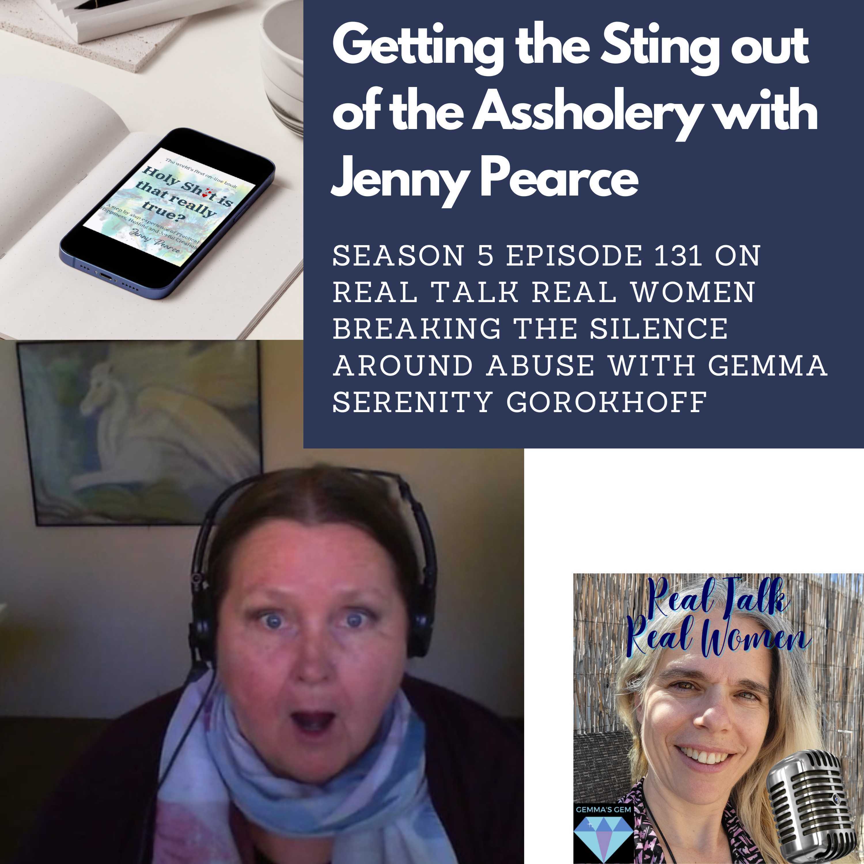 S5E131 Get the Sting out of the Assholery with Jenny Pearce thumbnail
