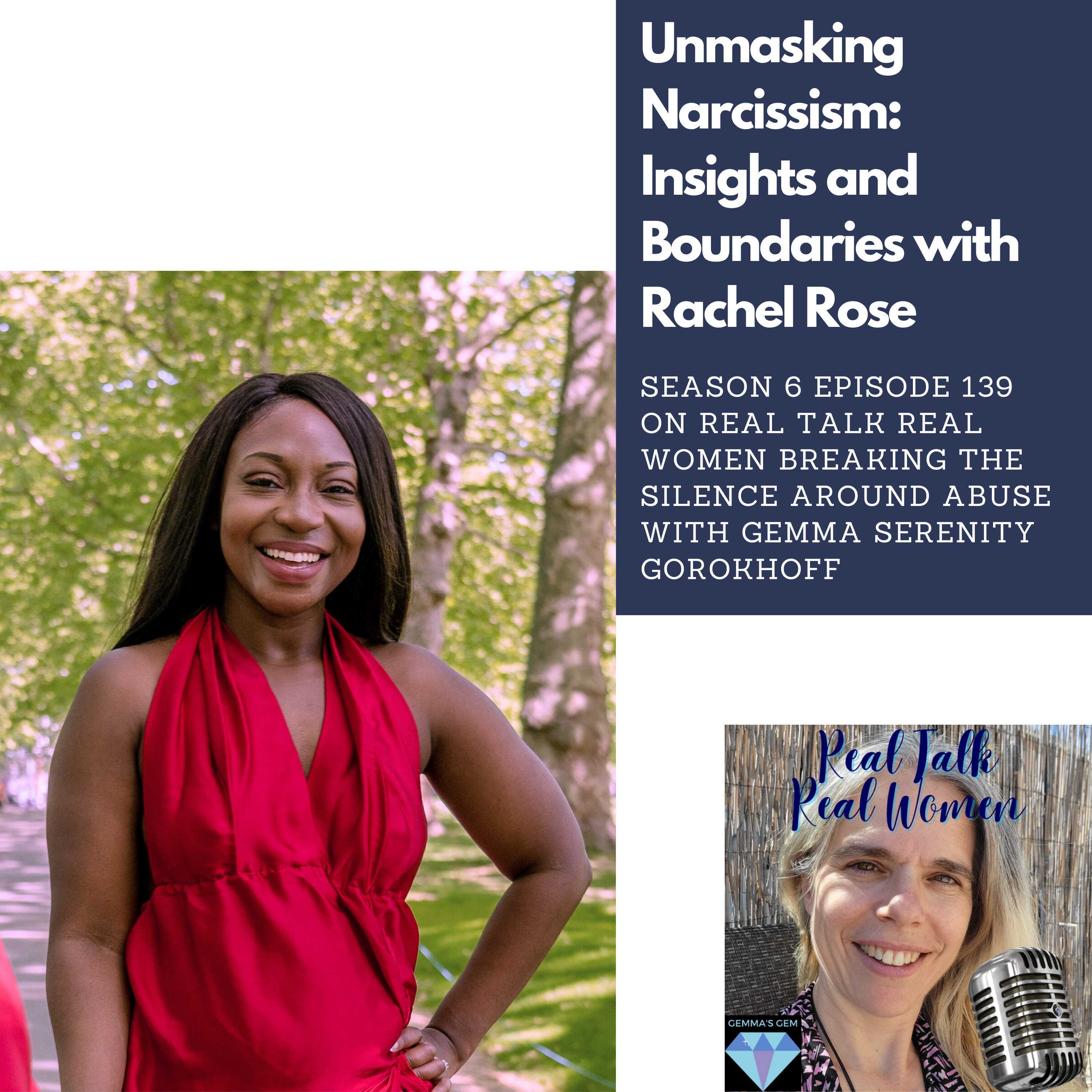 S6E139 Unmasking Narcissism: Insights and Boundaries with Rachel Rose thumbnail