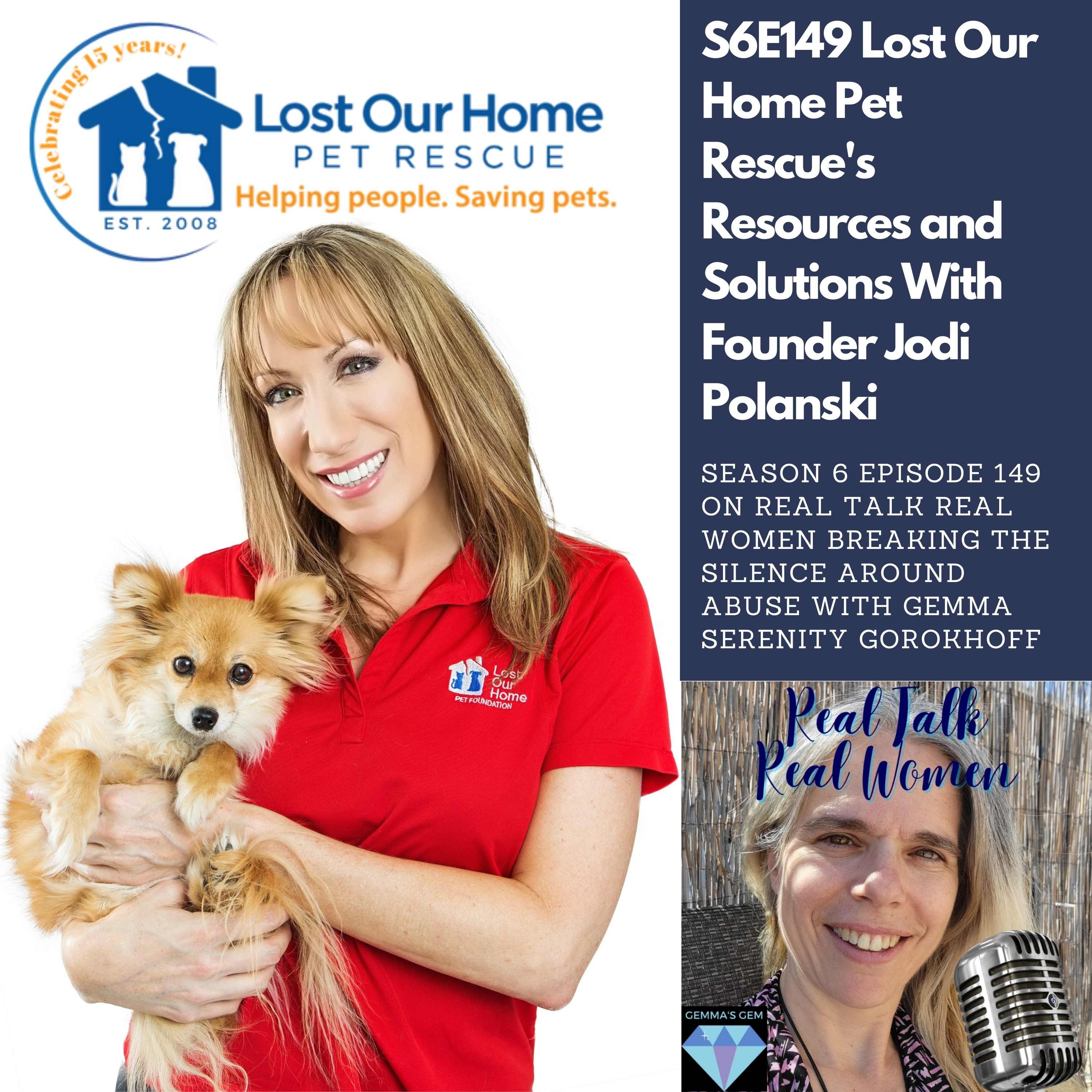 S6E149 Compassion in Crisis: Jodi Polanski's Mission to Safeguard Pets and Their Owners in Hardship thumbnail