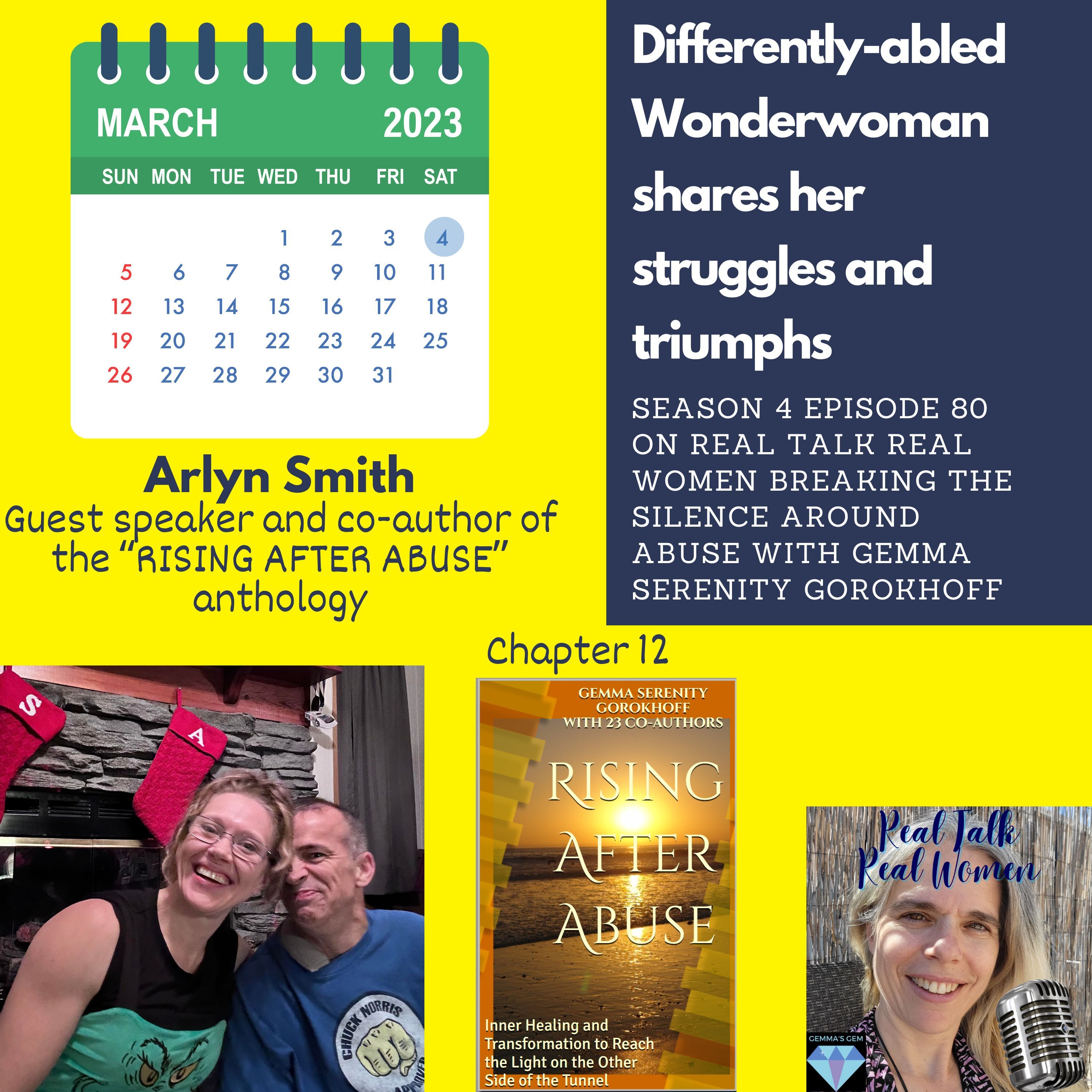 S4E80 Differently-Abled Wonderwoman Arlyn Smith, shares her struggles and triumphs thumbnail