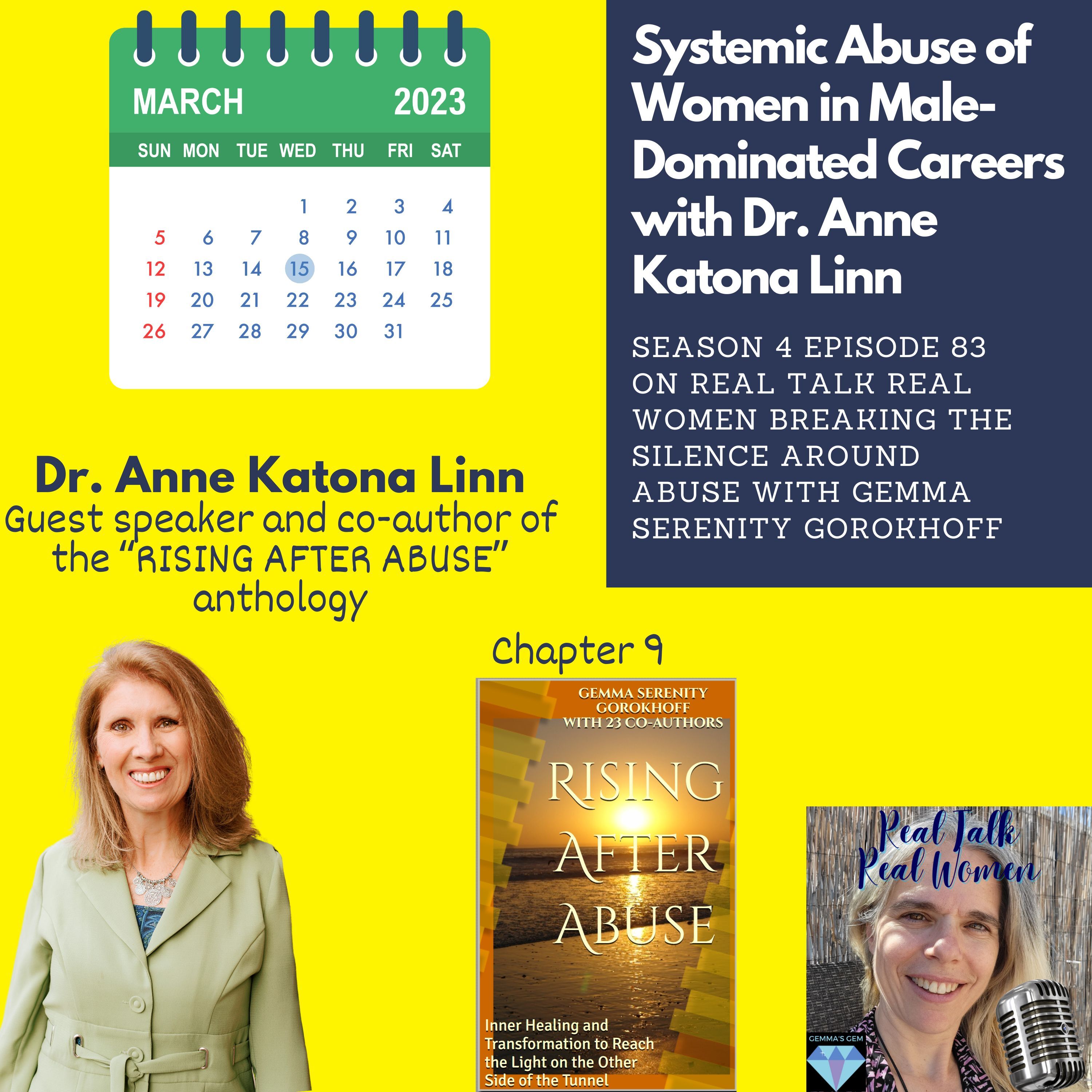 S4E83 Systemic Abuse of Women in Male-Dominated Careers with Dr. Anne Katona Linn thumbnail