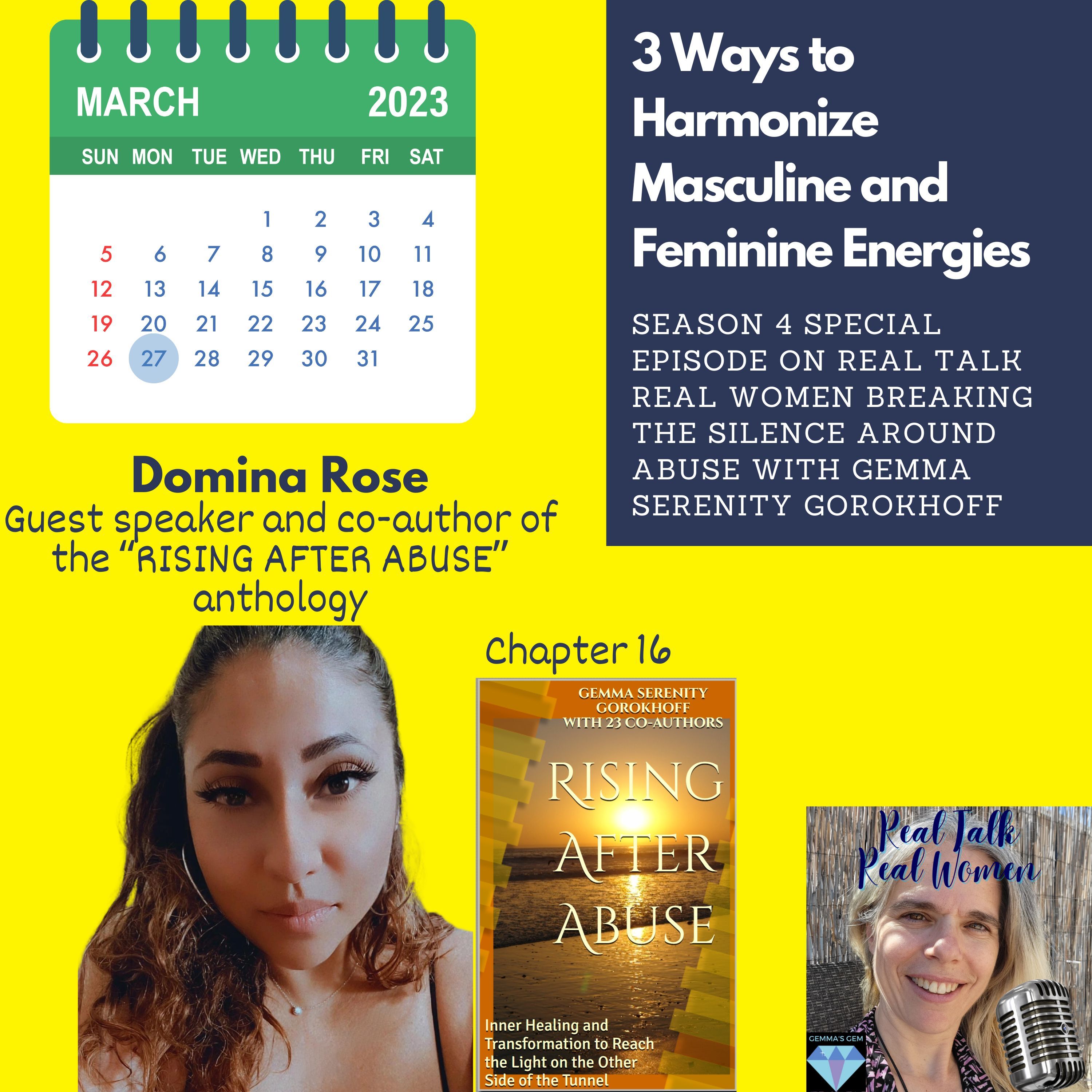3 ways to Harmonize Masculine and Feminine Energies with Special Guest Domina Rose thumbnail