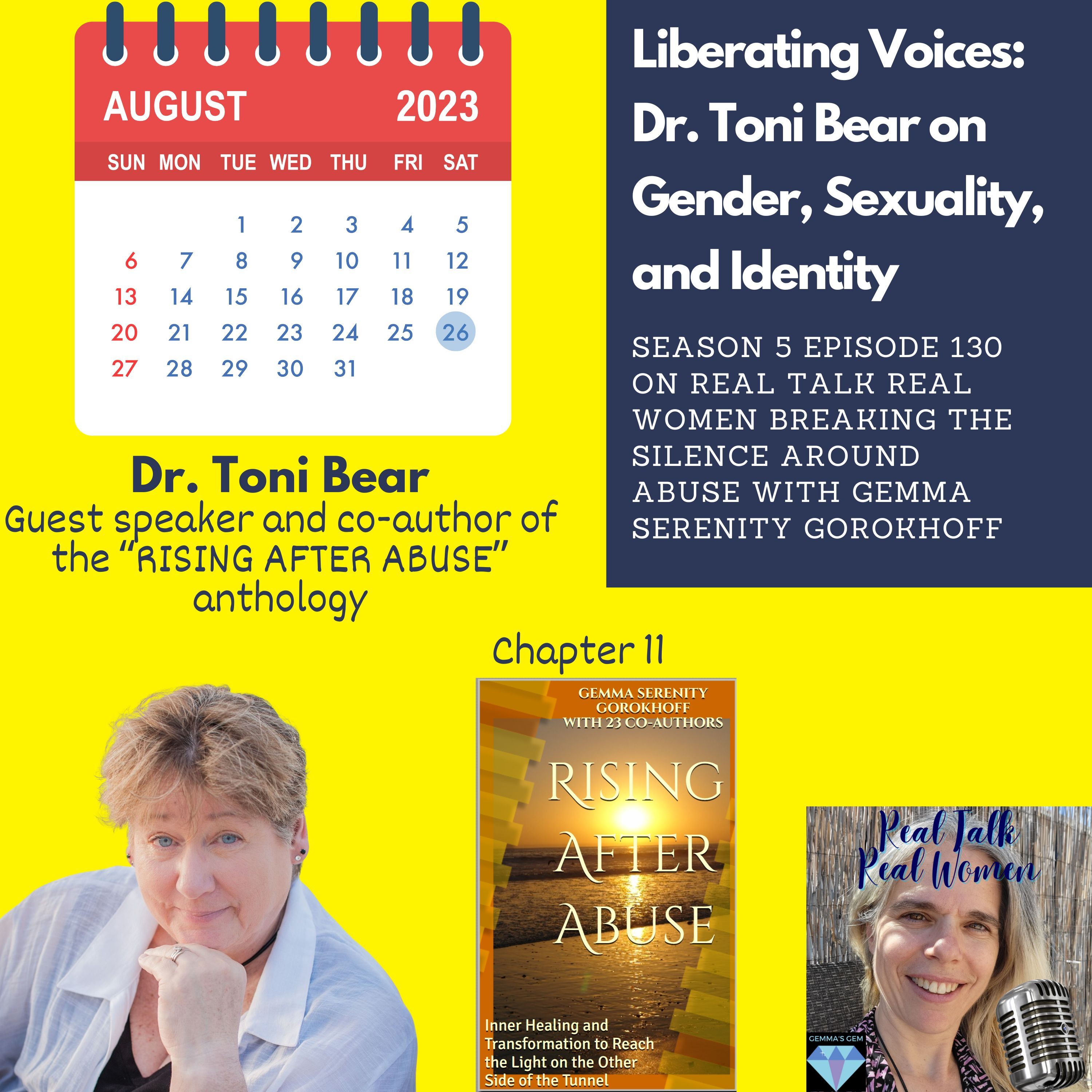 S5E130 Liberating Voices: Dr. Toni Bear on Gender, Sexuality, and Identity thumbnail