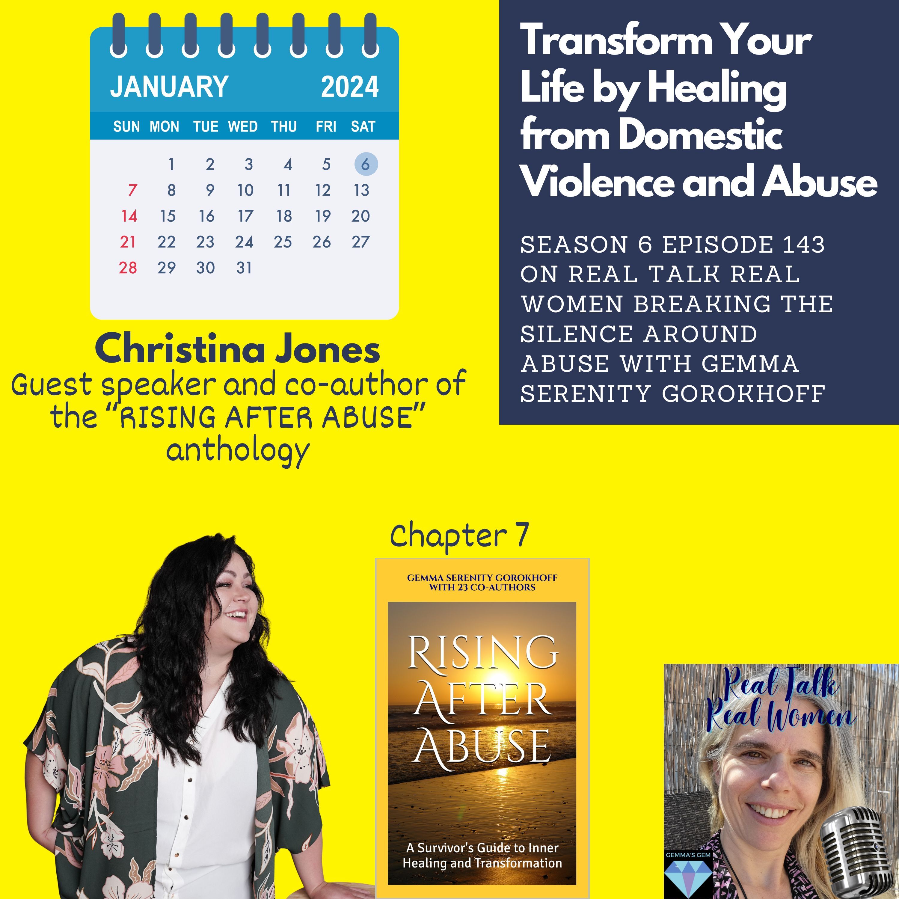 S6E143 Transform Your Life by Healing from Domestic Violence and Abuse with Christina Jones Hypnotherapy thumbnail