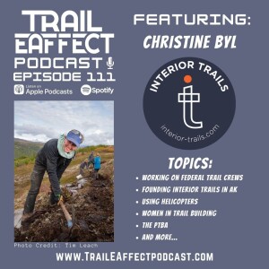 Christine Byl of Interior Trails LLC - Trail Building in Alaska #111