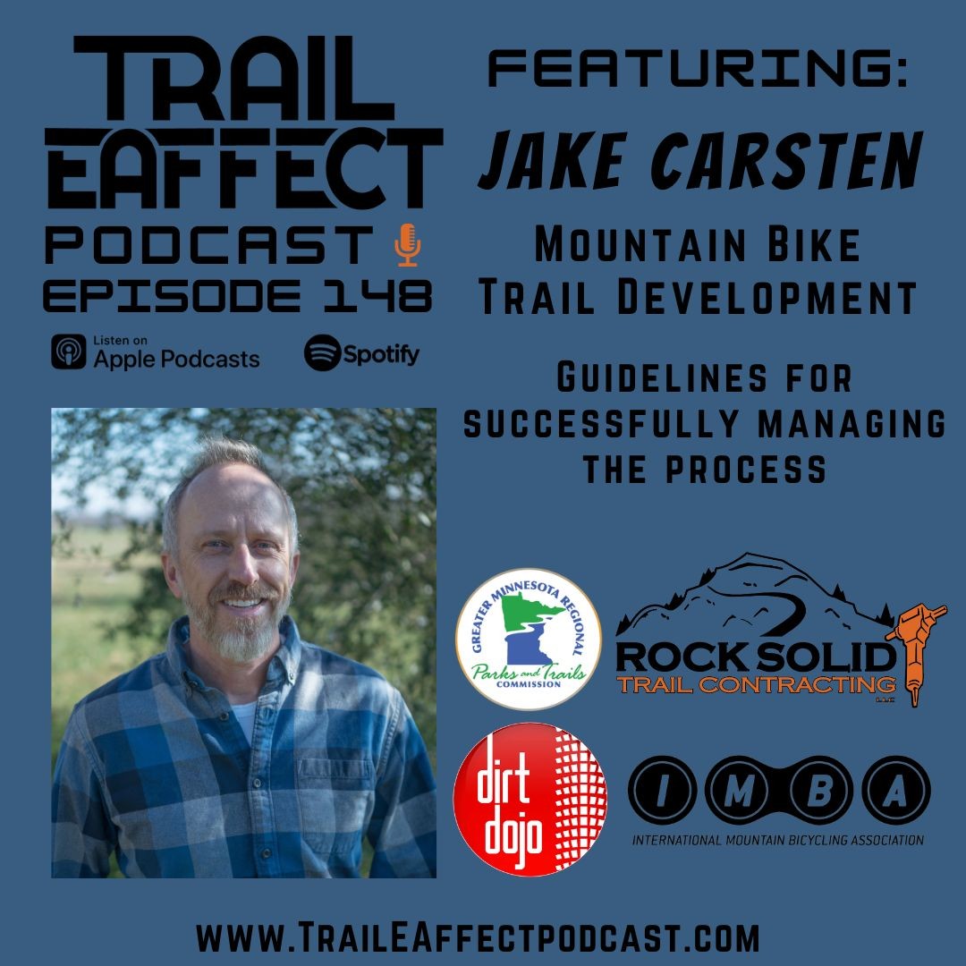 Jake Carsten Author of the book: Mountain Bike Trail Development Guidelines for Successfully Managing the Process #148