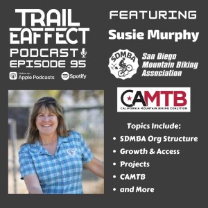 Susie Murphy of the San Diego Mountain Bike Association and California Mountain Bike Coalition #95