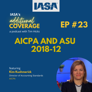 Episode 23: AICPA and ASU 2018-12