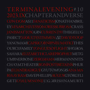 TERMINAL EVENING#10 | CHAPTER AND VERSE