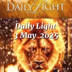 daily light 3 May
