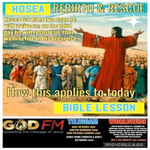 BIBLE LESSON - HOSEA. The story in one & how it applies to today. 25.11.22