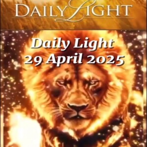 daily light  29 April