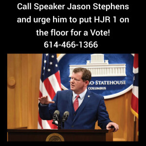 Call to Action on HJR1 and Statehouse Update