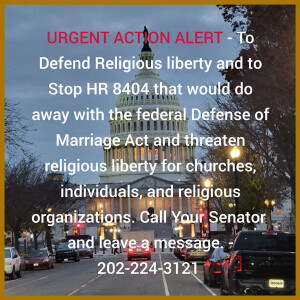 HR 8404 The Disrespect Marriage Act with FRC Rep Tim Throckmorton