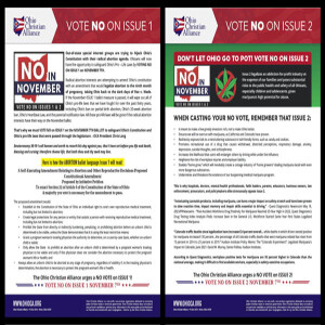 Legalization of recreational marijuana is a bad idea for Ohio. Vote NO on Issue 2.