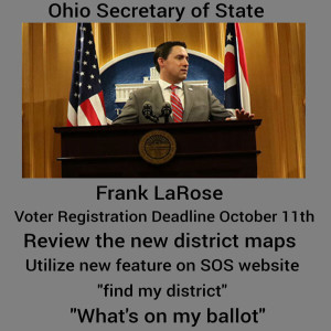 SOS Frank LaRose discusses voter registration, voter integrity, and helpful features on the SOS website