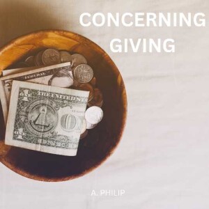 Concerning Giving 1