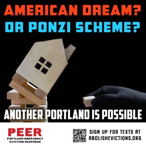 New song:  ”American Dream Ponzi Scheme”