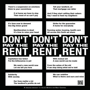 Rent:  Why We Say Don’t Pay