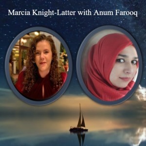 Marcia Knight-Latter with Anum Farooq