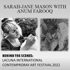 Sarah-Jane Mason with Anum Farooq