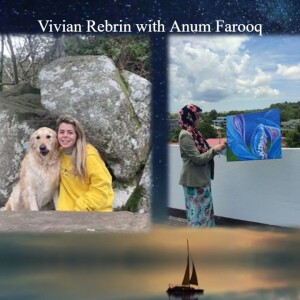 Vivian Rebrin with Anum Farooq