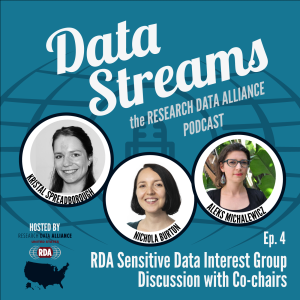 Data Streams Episode 4: RDA Sensitive Data Interest Group discussion with co-chairs