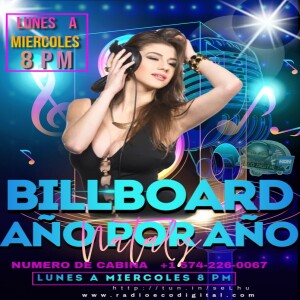 BILLBOARD AÑO POR AÑO 24 SETIEMBRE 2024