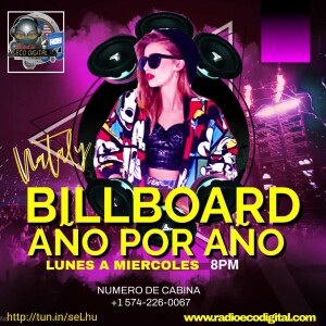 BILLBOARD AÑO POR AÑO 10  JULIO 2024