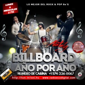 BILLBOARD AÑO POR  AÑO 05 AGOSTO 2024