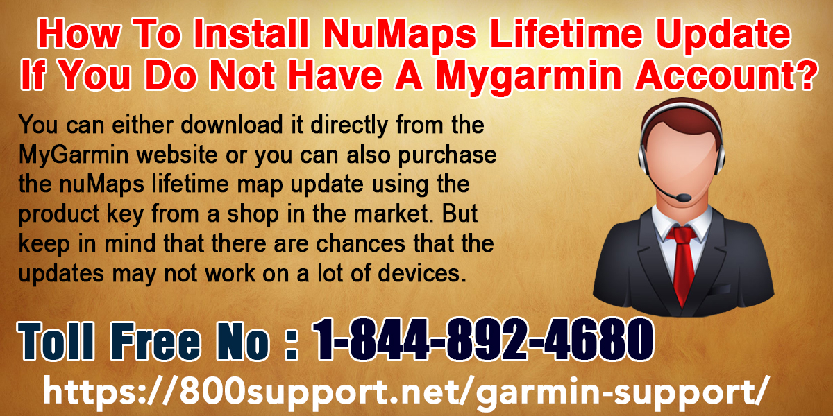 How To Install NuMaps Lifetime Update If You Do Not Have A MyGarmin Account?