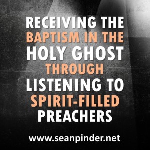 Receive the Baptism in the Holy Ghost