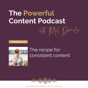 The recipe for consistent content